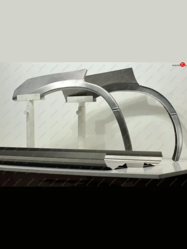 Задние ремонтные арки и пороги (с усилителем) AUTOFERRUM (Холоднокатаная сталь 0,8 и 1 мм) Mitsubishi Outlander  CU (2003-2009)