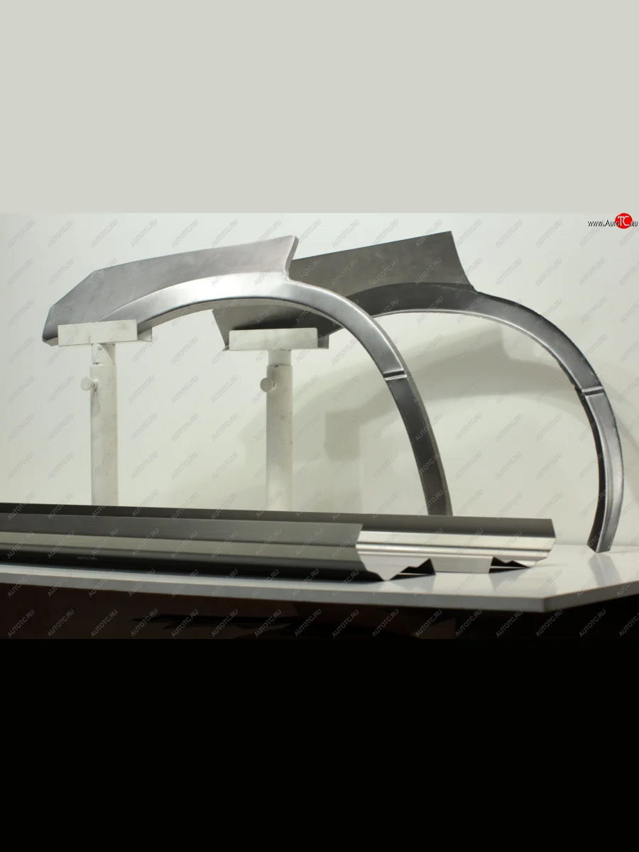 Задние ремонтные арки и пороги (с усилителем) AUTOFERRUM Mitsubishi Outlander CU (2003-2009) (Холоднокатаная сталь 0,8 и 1 мм)  в Самаре Самарской области