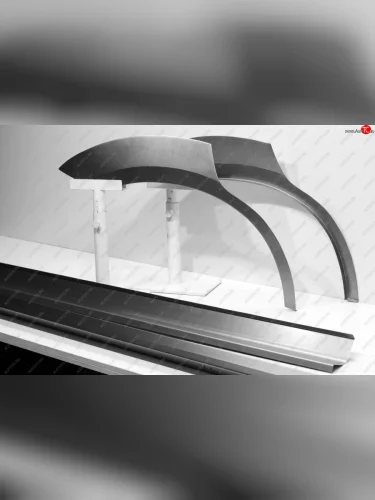 Задние ремонтные арки и пороги (с усилителем) AUTOFERRUM (Оцинкованная сталь 0,8 и 1 мм.) Mitsubishi Outlander XL (CW)  рестайлинг (2010-2013)