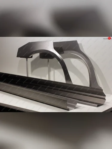 Задние ремонтные арки и пороги (с усилителем) AUTOFERRUM (Оцинкованная сталь 0,8 и 1 мм.) Nissan Maxima A33 дорестайлинг (2000-2003)