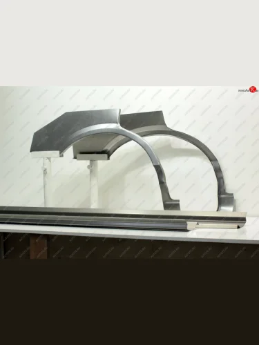 Задние ремонтные арки и пороги (с усилителем) AUTOFERRUM (Холоднокатаная сталь 0,8 и 1 мм) Nissan Wingroad  2 Y11 (1999-2005) дорестайлинг универсал, рестайлинг универсал