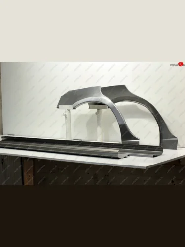 Задние ремонтные арки и пороги (с усилителем) AUTOFERRUM (Оцинкованная сталь 0,8 и 1 мм.) Mitsubishi Carisma (1999-2004)