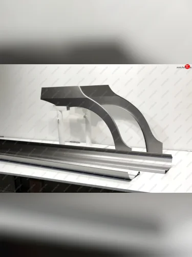 Задние ремонтные арки и пороги AUTOFERRUM (Оцинкованная сталь 0,8 и 1 мм.) Chevrolet Aveo T250 хэтчбек 5 дв рестайлинг (2006-2011)