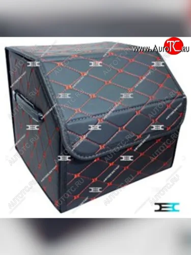 Автобокс 30х30х28см КИТАЙ БОКС Mazda 626 GC седан (1982-1987) (Черный с красной строчкой)