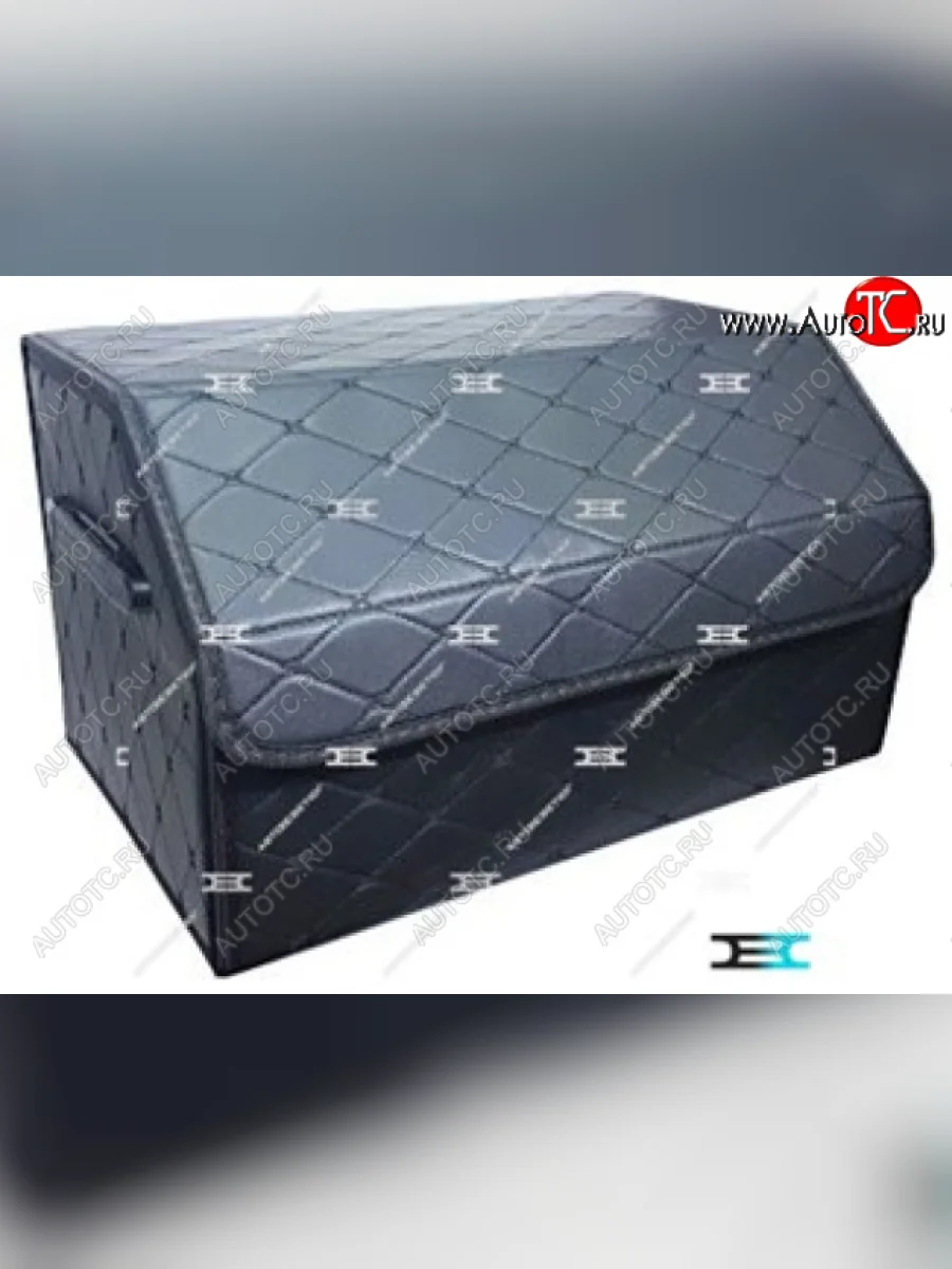 Автобокс 48х30х28см КИТАЙ БОКС Fiat Idea 350 дорестайлинг (2003-2006) (Черный)