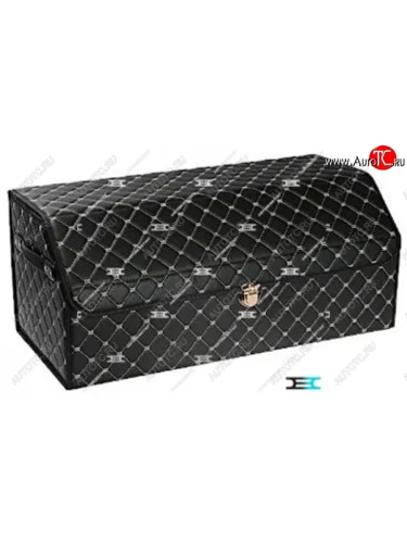  Автобокс 68 х30х 28см КИТАЙ БОКС Mazda 626 GC седан (1982-1987) (Черный с бежевой строчкой )