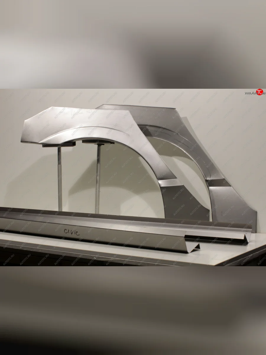 Задние ремонтные арки и пороги AUTOFERRUM Honda Civic FD седан дорестайлинг (2005-2008) (Оцинкованная сталь 0,8 и 1 мм.)  в Самаре Самарской области