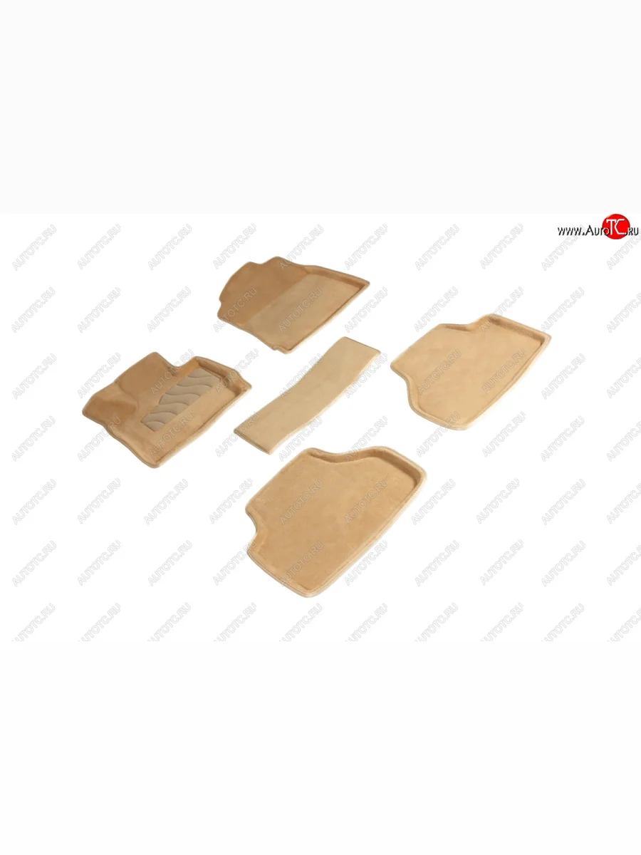 Комплект ковриков салона (ворсовые, 3D) SEINTEX BMW X4 F26 (2014-2018) (Бежевый)  в Самаре Самарской области