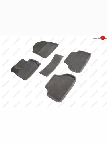 Комплект ковриков салона (ворсовые, 3D) SEINTEX (Серый) BMW X4 F26 (2014-2018)