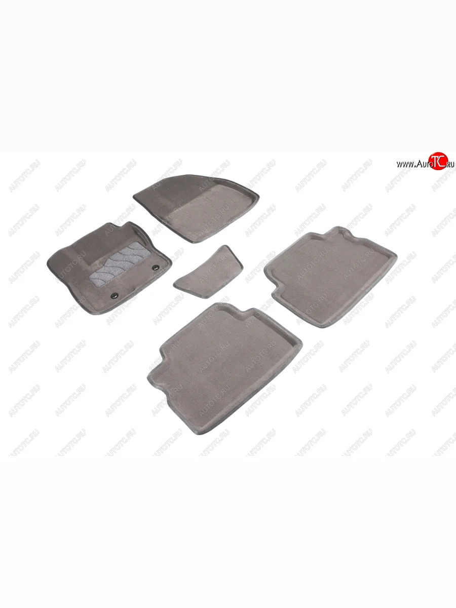 Комплект ковриков салона (ворсовые, 3D) SEINTEX Ford Kuga 1 (2008-2013) (Серый)  в Самаре Самарской области