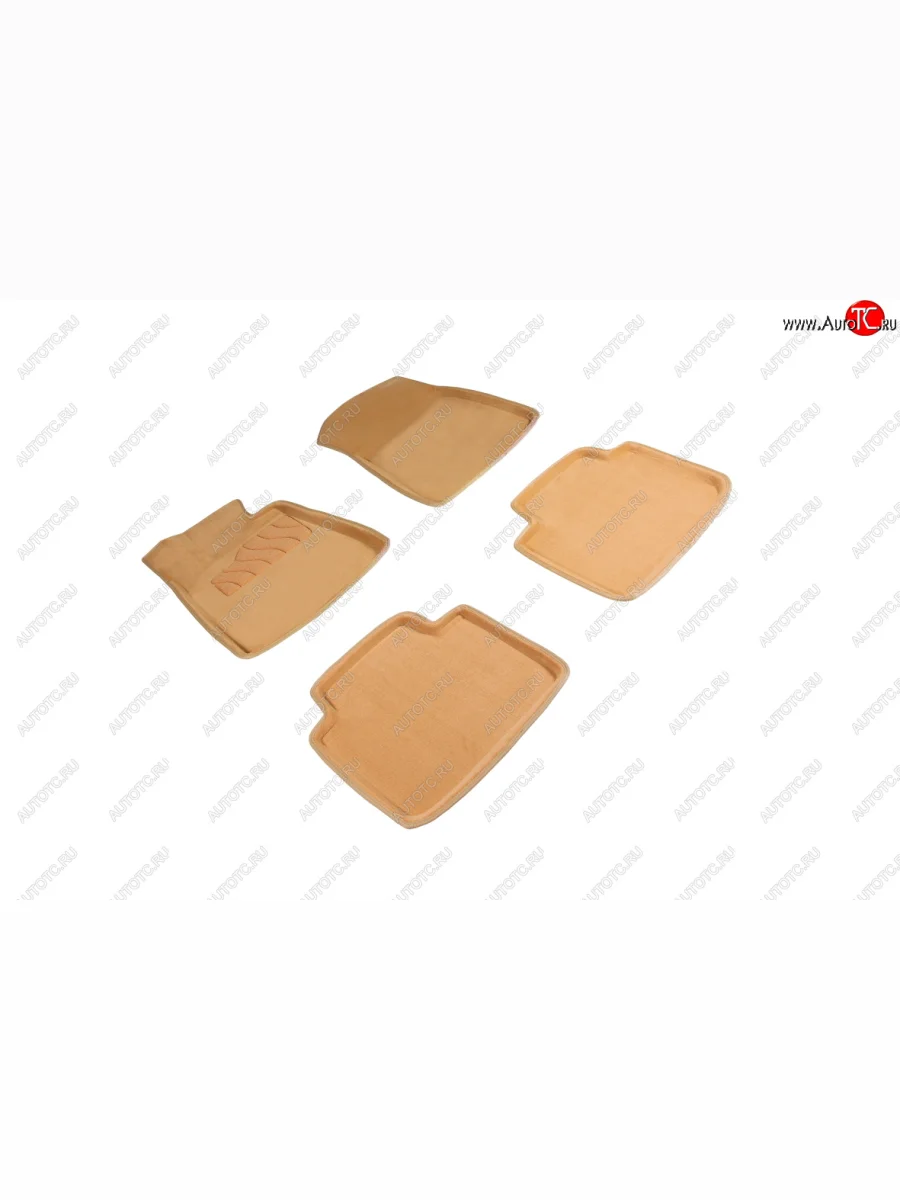 Комплект ковриков салона (ворсовые, 3D) SEINTEX Lexus GS250 L10 (2011-2016) (Бежевый)  в Керчи Республика Крым
