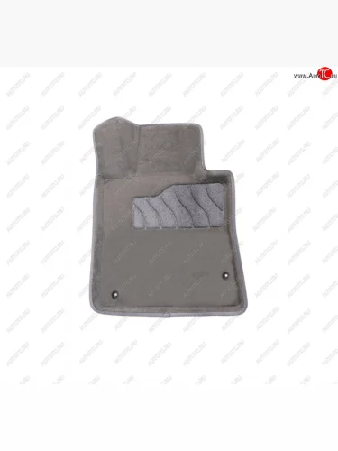 Комплект ковриков салона (ворсовые, 3D) SEINTEX (Серый) Hyundai Matrix 1 FC дорестайлинг (2001-2005)