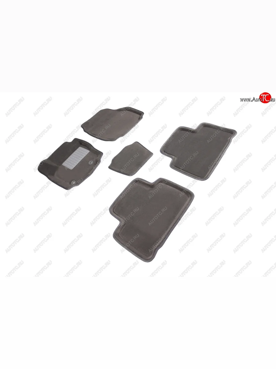 Комплект ковриков салона (ворсовые, 3D) SEINTEX Ford S-Max 1 дорестайлинг (2006-2010) (Серый)  с доставкой в г. Керчь