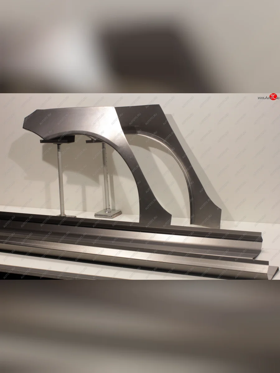 Задние ремонтные арки и пороги AUTOFERRUM Mitsubishi Lancer 9 CS седан 2-ой рестайлинг (2005-2009) (Холоднокатаная сталь 0,8 и 1 мм)  с доставкой в г. Пермь