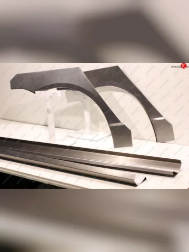 Задние ремонтные арки и пороги AUTOFERRUM (Холоднокатаная сталь 0,8 и 1 мм) Lifan Solano (2010-2015)  дорестайлинг