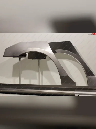 Задние ремонтные арки и пороги AUTOFERRUM (Холоднокатаная сталь 0,8 и 1 мм) Mazda 3/Axela  BK (2003-2009) дорестайлинг, хэтчбэк, рестайлинг, хэтчбэк