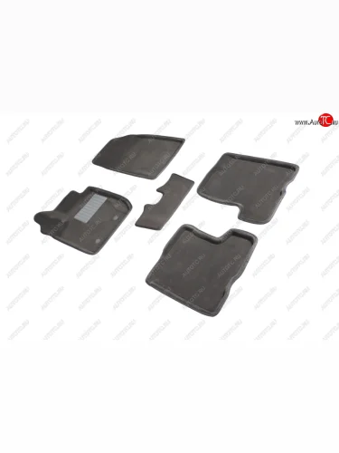 Комплект ковриков салона (ворсовые, 3D) SEINTEX (Серый) Лада ВАЗ XRAY (2016-2022)