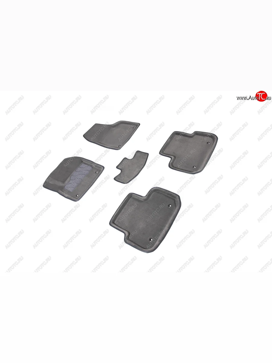 Комплект ковриков салона (ворсовые, 3D) SEINTEX Land Rover Discovery Sport 1 L550 рестайлинг (2019-2023) (Серый)  в Керчи Республика Крым