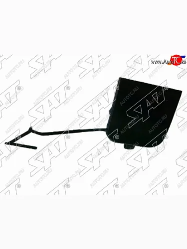 Заглушка под крюк в задний бампер LH SAT Volkswagen Touareg  2 NF (2014-2018) рестайлинг