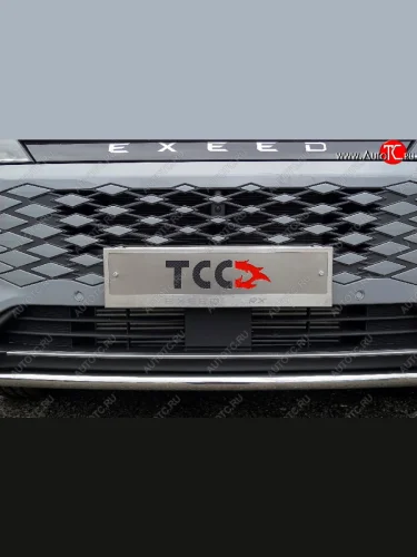 Рамка гос. номера ТСС Тюнинг (нержавейка) EXEED RX (2022-2025)
