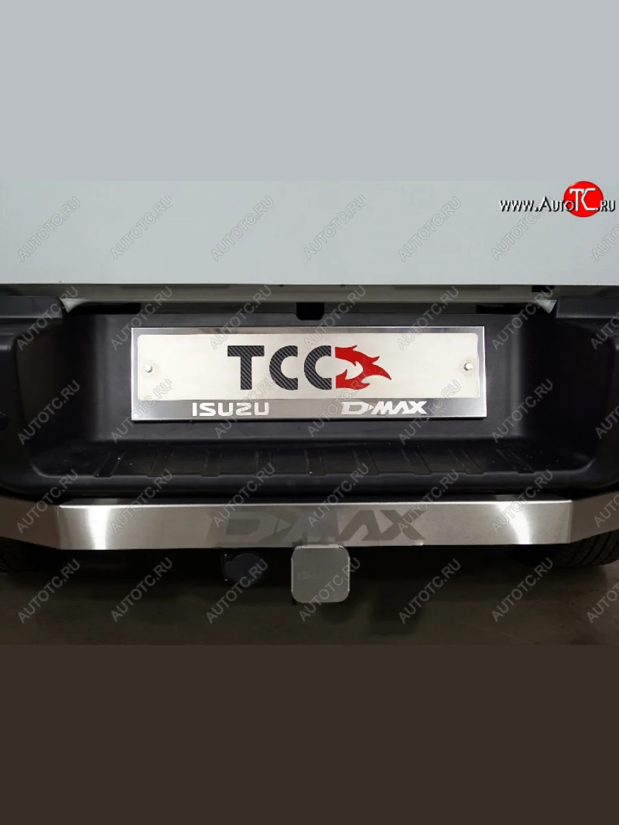 Рамка гос. номера ТСС Тюнинг Isuzu D-Max RG DoubleCab (2020-2023) (нержавейка)  в Керчи Республика Крым