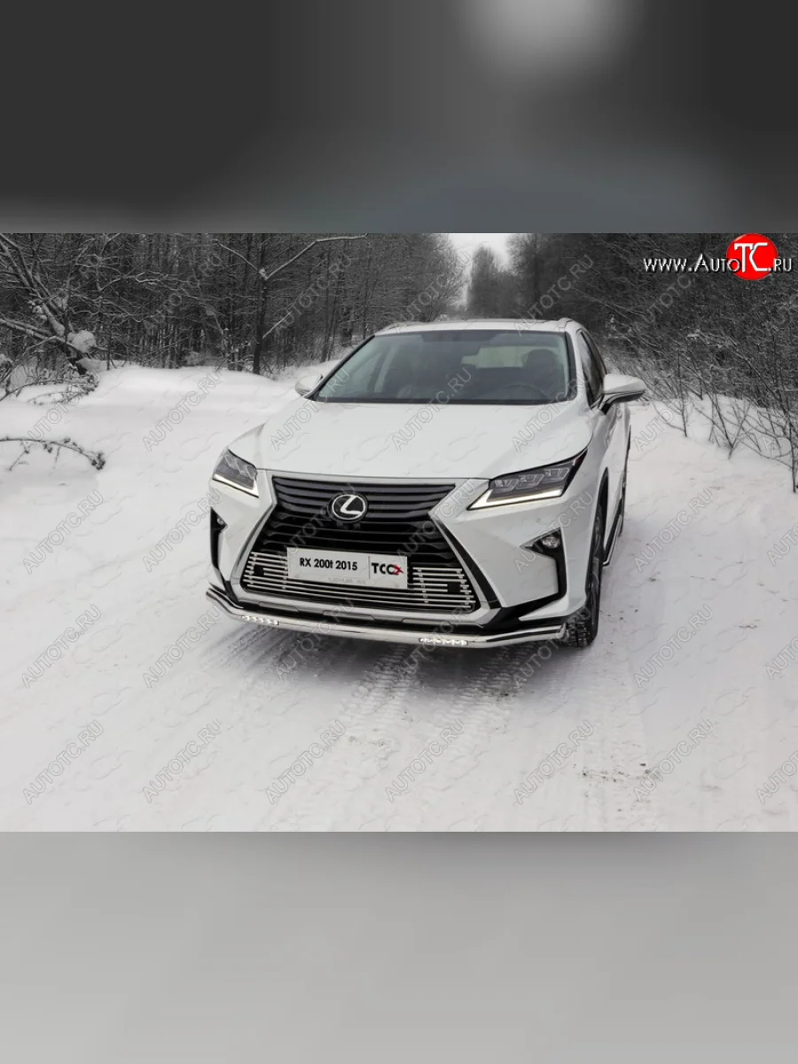 Рамка гос. номера ТСС Тюнинг Lexus RX 200T AL20 дорестайлинг (2015-2017) (нержавейка)  в Керчи Республика Крым