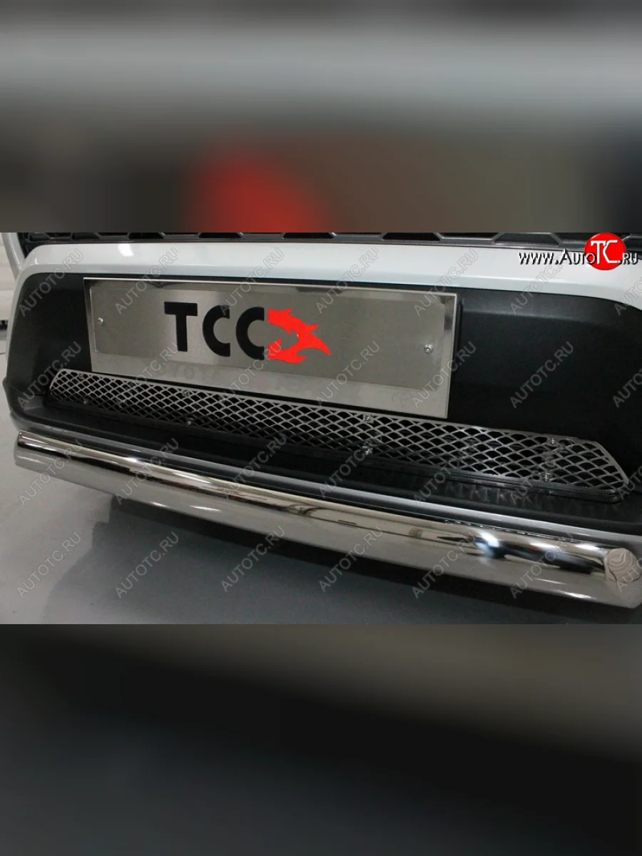 Рамка гос. номера ТСС Тюнинг Toyota RAV4 XA50 5 дв. дорестайлинг (2018-2025) (нержавейка)  в Перми Пермском крае