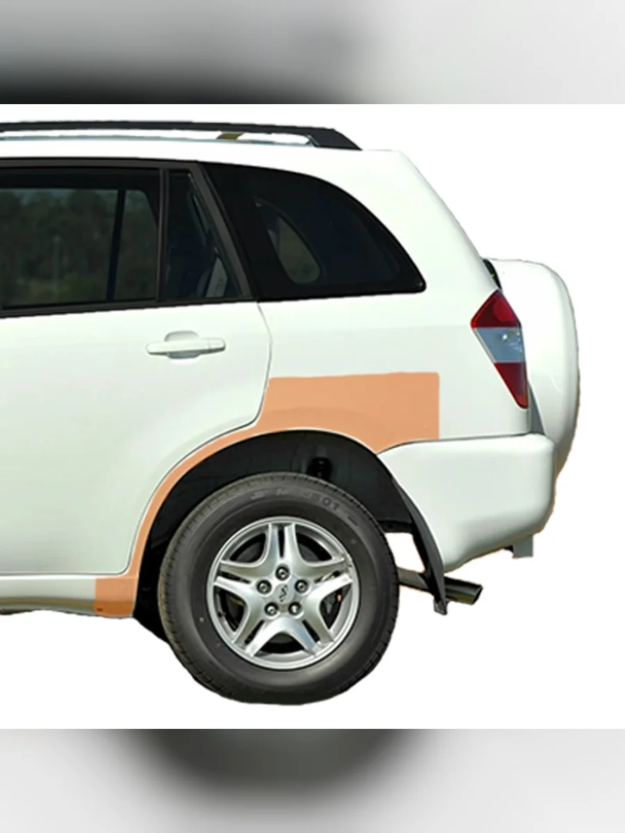 Левая задняя ремонтная арка крыла Пороги-Авто Chery Tiggo T11 рестайлинг (2013-2016) (Холоднокатаная сталь 0,8 мм)  в Перми Пермском крае