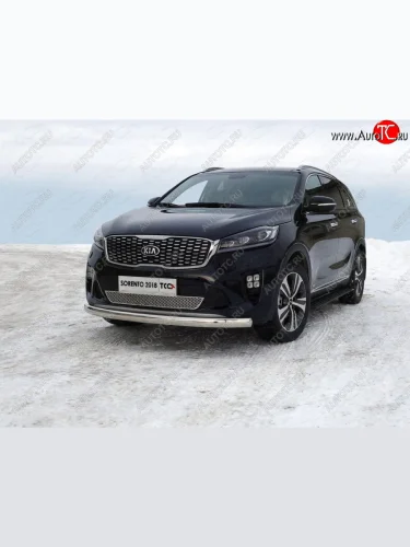 Рамка гос. номера ТСС Тюнинг (нержавейка) KIA Sorento UM/Prime рестайлинг (2018-2020)