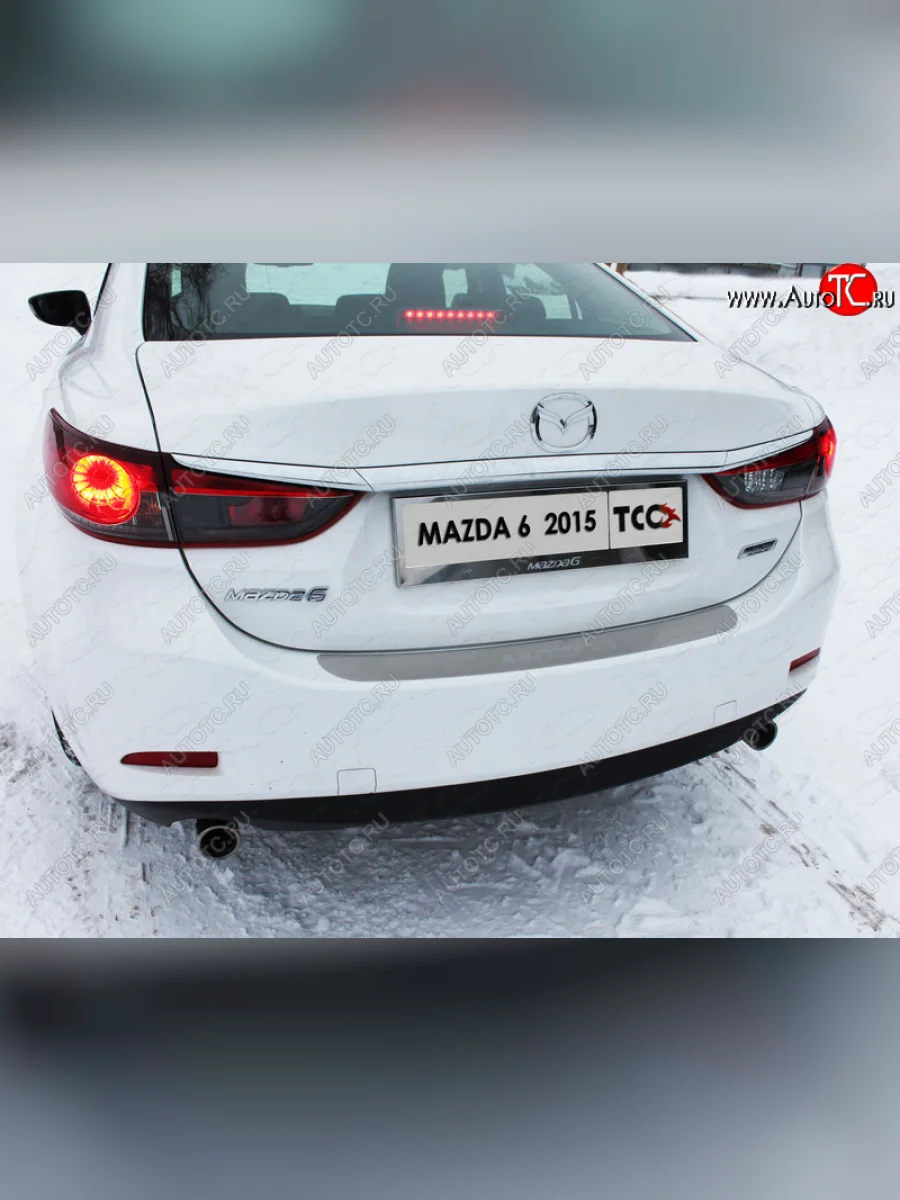 Рамка гос. номера ТСС Тюнинг Mazda CX-5 KE рестайлинг (2015-2017) (нержавейка)  в Керчи Республика Крым