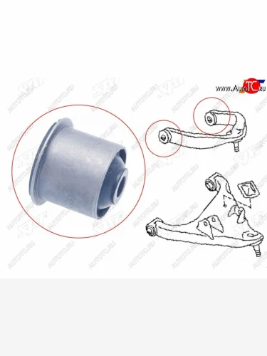Сайлентблок верхнего рычага FR SAT Nissan Patrol  6 (2010-2017) Y62 дорестайлинг, Y62 рестайлинг