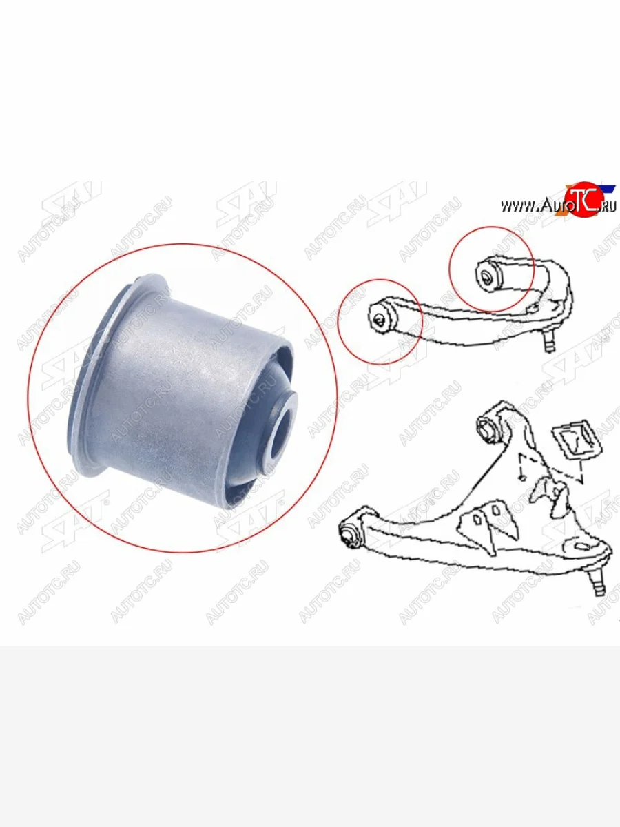 Сайлентблок верхнего рычага FR SAT  Nissan Patrol (2010-2017) 6  в Керчи Республика Крым