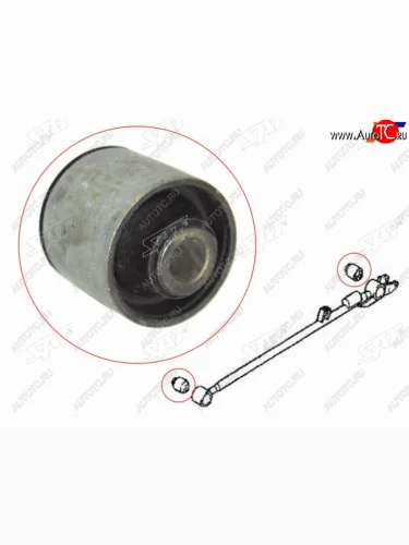 Сайлентблок задней нижней продольной тяги FR SAT Daihatsu Terios  J102,J122 (2000-2005), Toyota Cami  J100 (1999-2006)