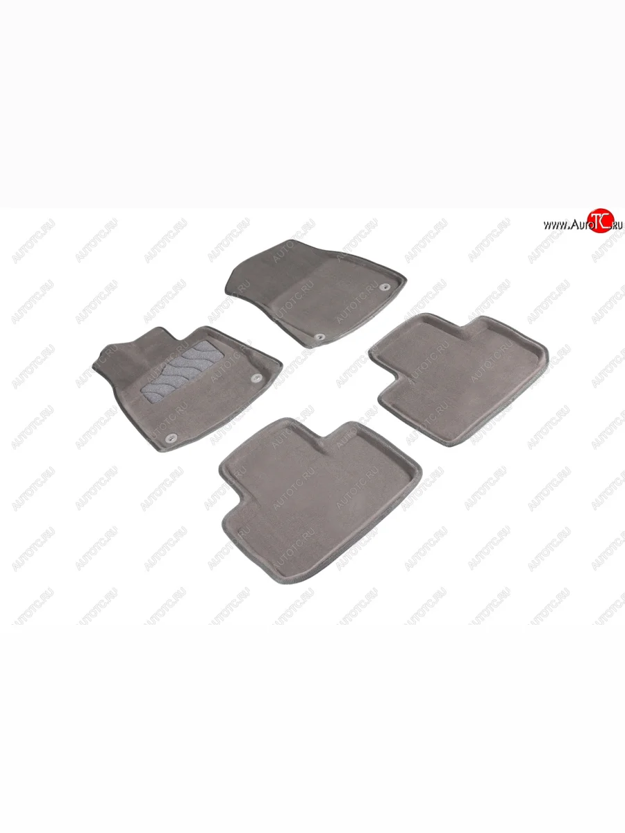 Комплект ковриков салона (ворсовые, 3D) Seintex Lexus IS250 XE20 седан дорестайлинг (2005-2013) (Серый)  в Самаре Самарской области