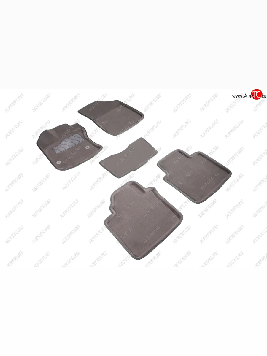 Комплект ковриков салона (ворсовые, 3D) Seintex Toyota Venza GV10 рестайлинг (2012-2016) (Серый)  в Самаре Самарской области