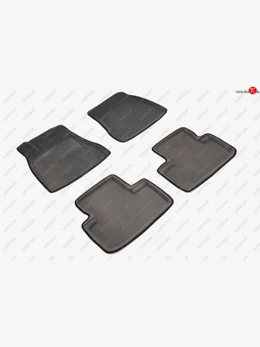 Комплект ковриков салона (ворсовые, 3D) SEINTEX (Серый) Lexus GX460 J150 1-ый рестайлинг (2013-2019)