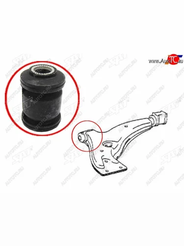 Сайлентблок переднего нижнего рычага FR SAT Toyota Corolla E110 хэтчбек 5 дв. дорестайлинг (1997-2000)