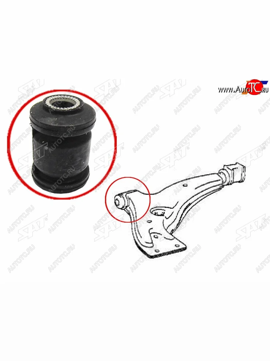 Сайлентблок переднего нижнего рычага FR SAT Toyota Corolla E110 хэтчбек 5 дв. дорестайлинг (1997-2000)  в Керчи Республика Крым