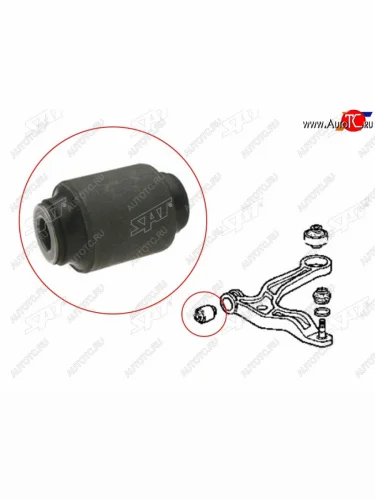 Сайлентблок переднего рычага FR SAT Honda Pilot YF1 дорестайлинг (2002-2005)