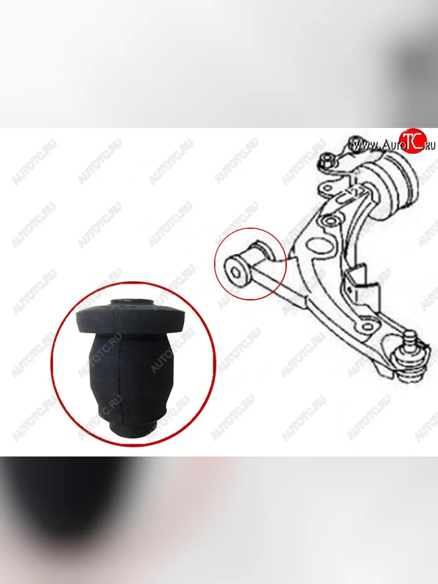 Сайлентблок переднего рычага FR SAT Mazda CX-7 ER дорестайлинг (2006-2010)  в Перми Пермском крае