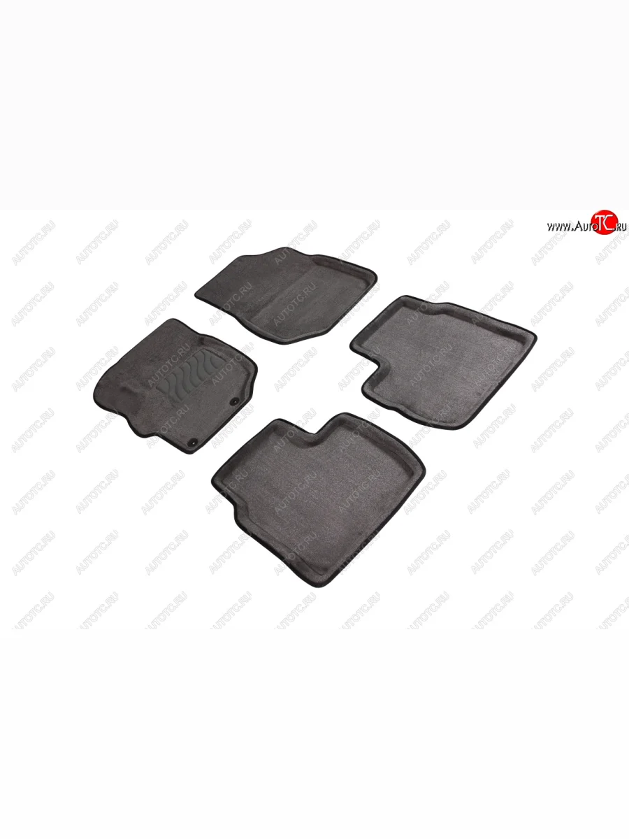Комплект ковриков салона (ворсовые, 3D) SEINTEX CITROEN C1 P хэтчбэк 5 дв. 1-ый рестайлинг (2008-2012) (Серый)  с доставкой в г. Керчь