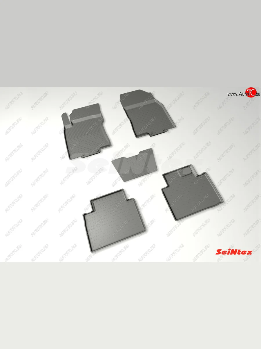 Резиновые коврики с высоким бортом SEINTEX Renault Koleos 2 (2016-2025) (Черный)  в Керчи Республика Крым