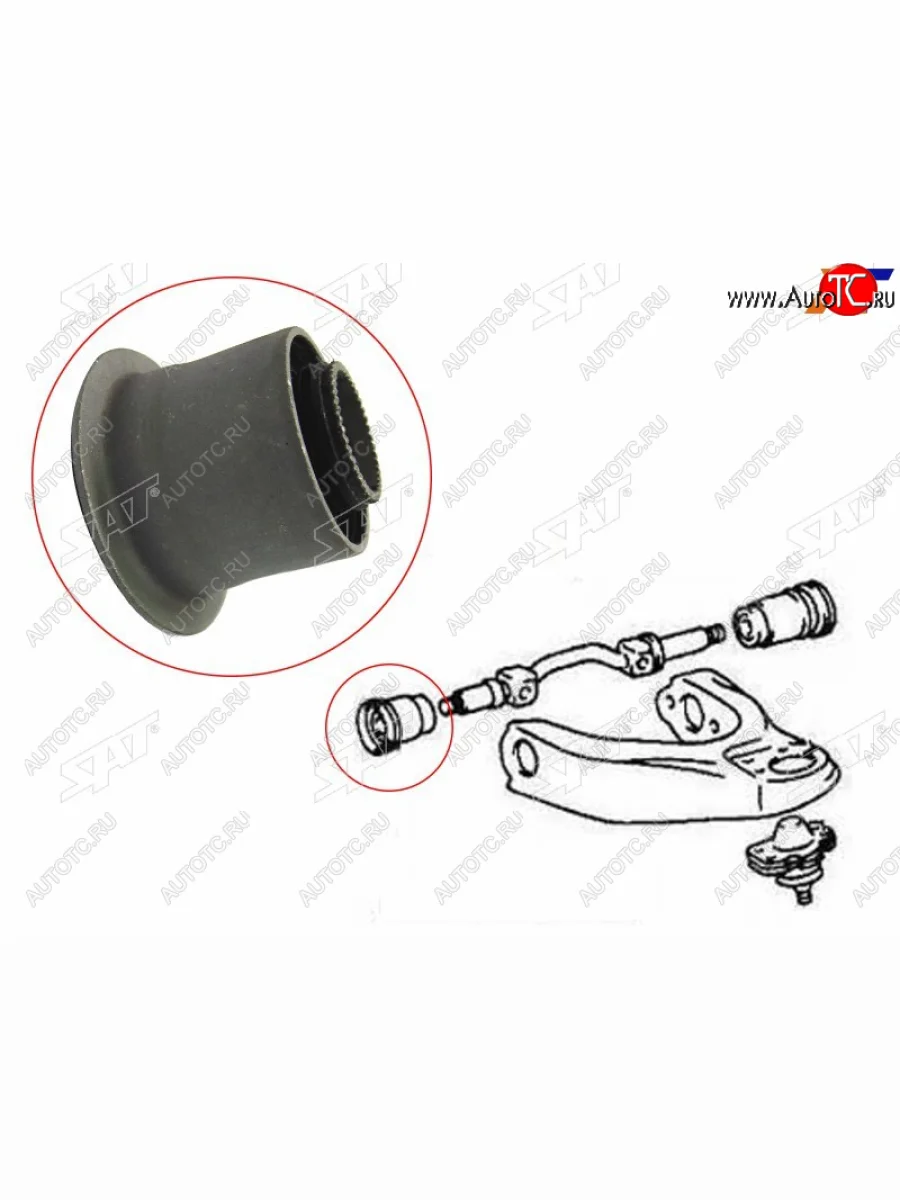 Сайлентблок верхнего рычага FR SAT Toyota LiteAce Noah (1996-2001)  в Керчи Республика Крым