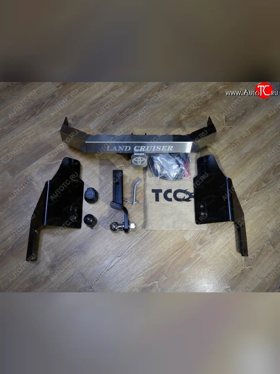 Фаркоп (тягово-сцепное устройство) (кроме EXECUTIVE) ТСС Тюнинг  Toyota Land Cruiser (2012-2021) 200 (надпись Land Cruiser, шар E)  в Самаре Самарской области