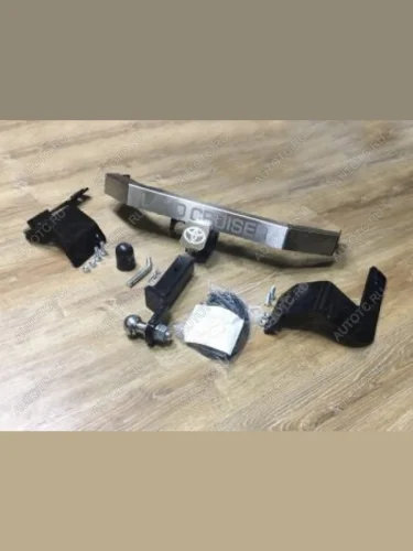 Фаркоп (тягово-сцепное устройство) ТСС Тюнинг (надпись Land Cruiser, шар Е) Toyota Land Cruiser  200 (2015-2021) 2-ой рестайлинг