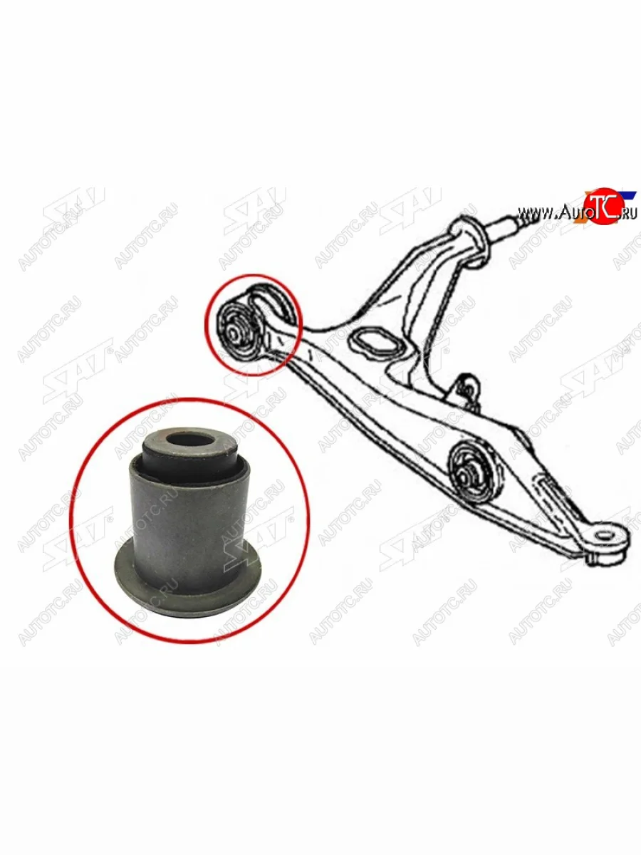 Сайлентблок переднего нижнего рычага FR SAT Honda Civic FN купе рестайлинг (2008-2012)  с доставкой в г. Керчь