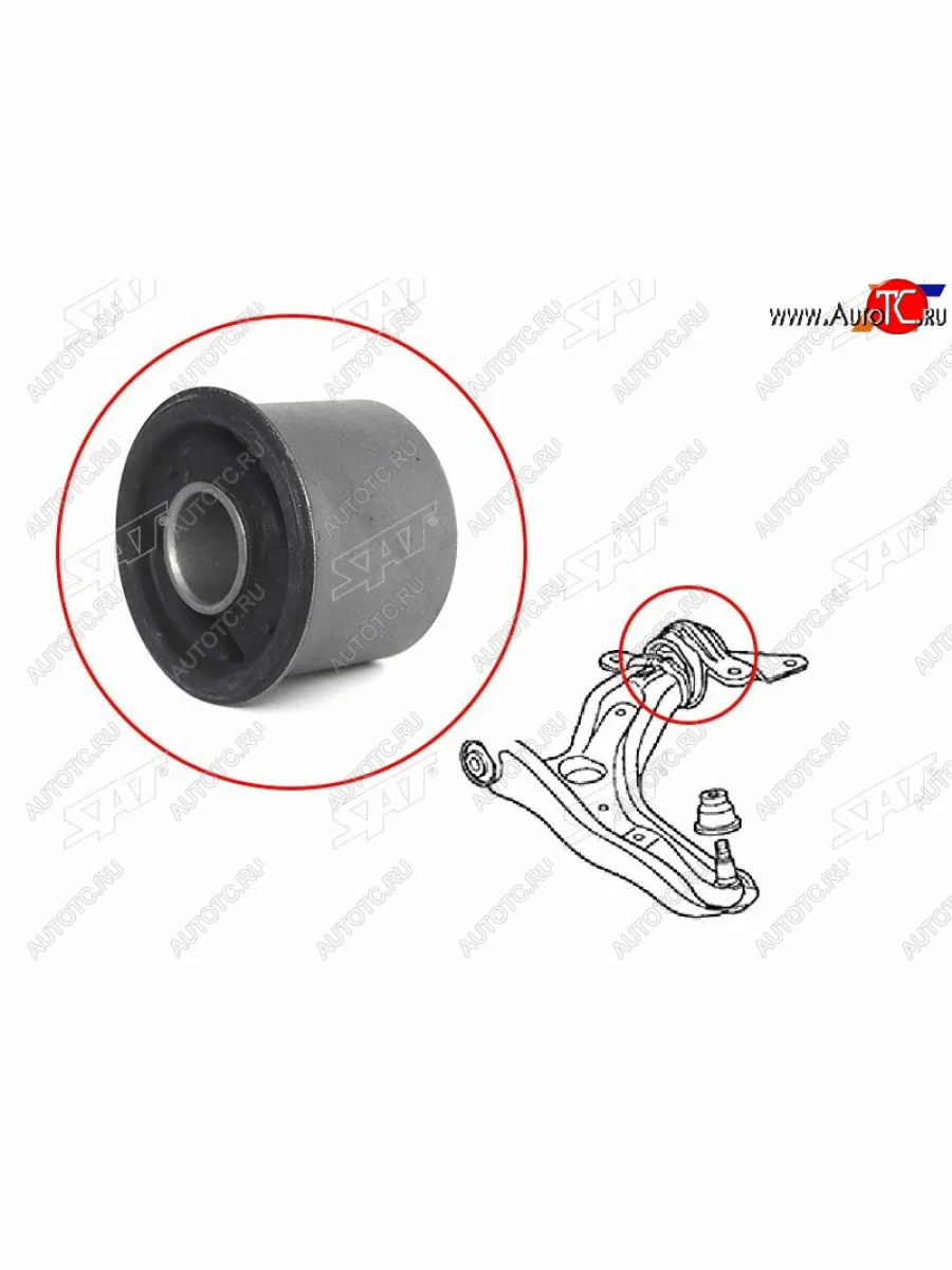 Сайлентблок рычага задний FR SAT Honda Jazz (2015-2018)  в Перми Пермском крае