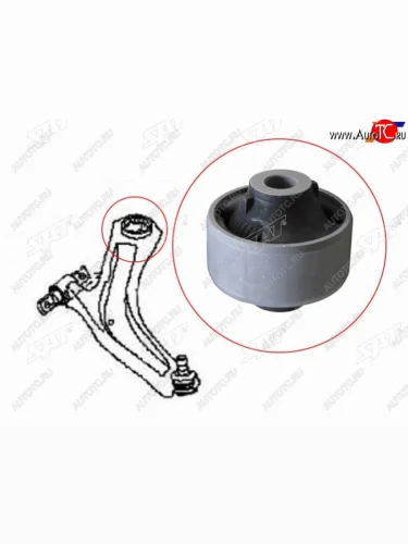 Сайлентблок рычага задний FR SAT Nissan X-terra 2 N50 рестайлинг (2009-2015)