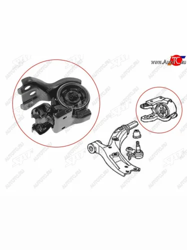 Сайлентблок рычага задний FR -RH SAT Honda CR-V RE1,RE2,RE3,RE4,RE5,RE7 дорестайлинг (2007-2010)