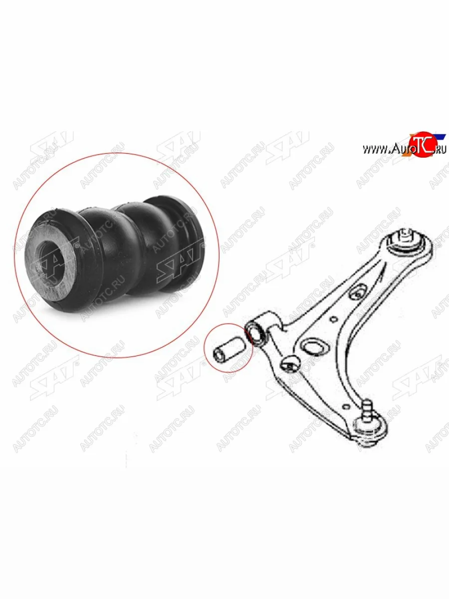 Сайлентблок рычага передний FR SAT Mazda Demio 3 DE дорестайлинг (2007-2011)  в Перми Пермском крае